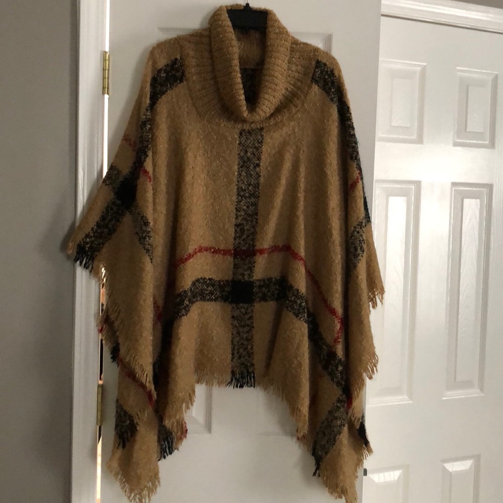 Poncho sweater one size fits most